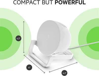 Belkin 10W Qi Wireless Charger with Speaker White