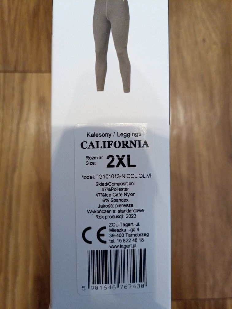 Kalesony termoaktywne męskie bielizna Tagart 2XL lub 3XL