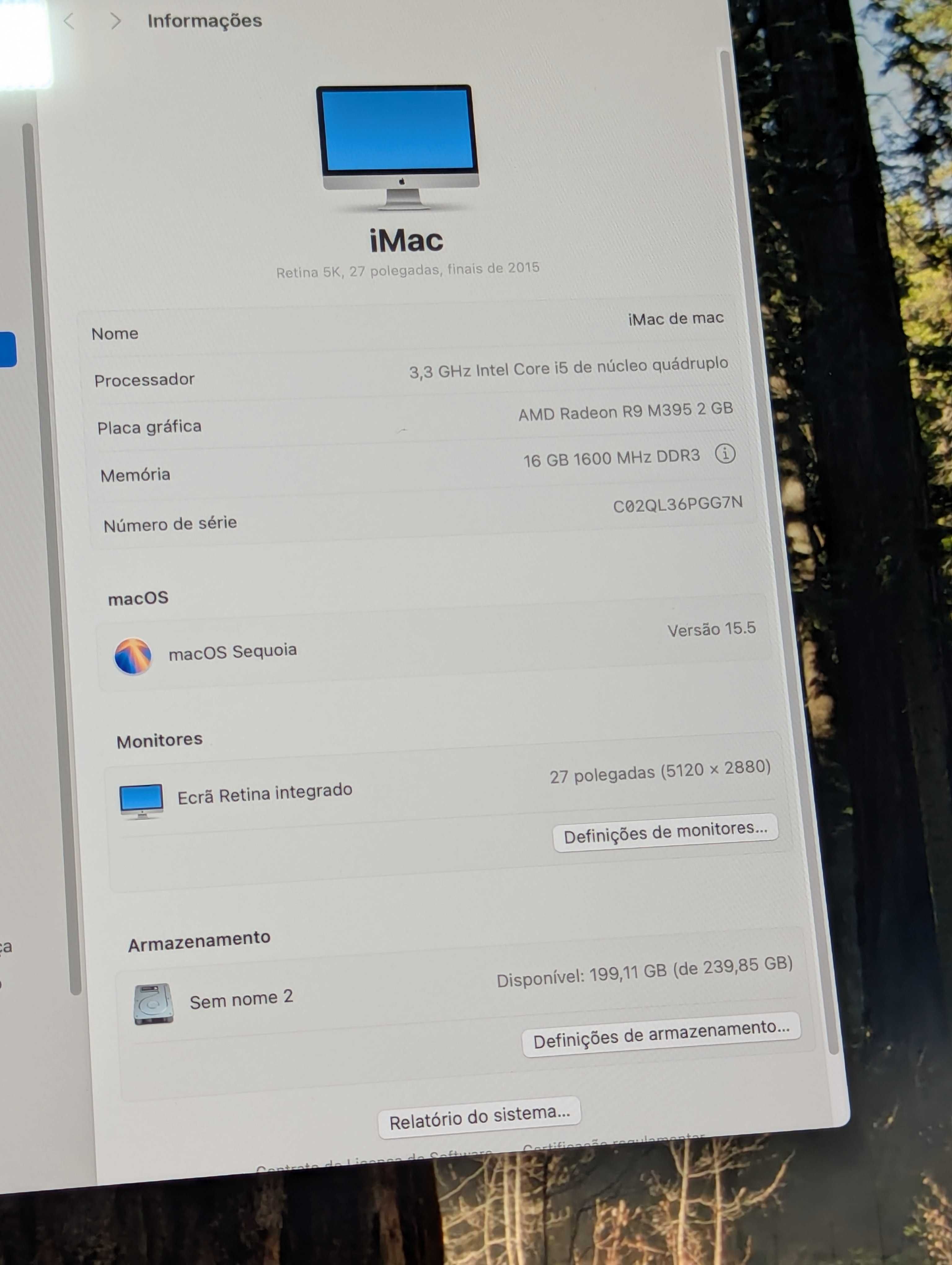 Apple iMac 27' 5K 2015 (macOS Sequoia)
