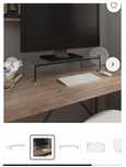 Suporte de vidro para monitor