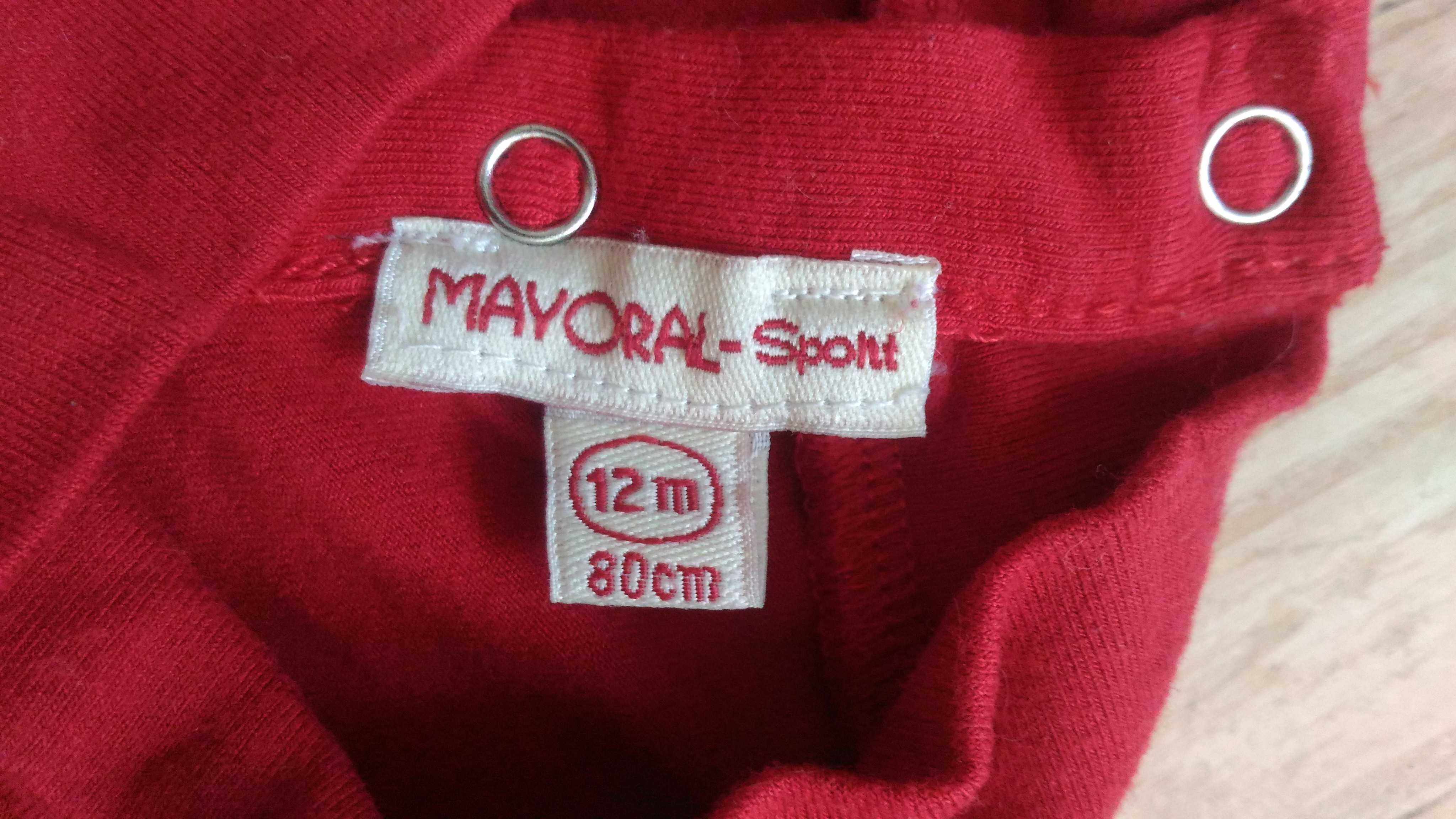 Półgolf czerwony MAYORAL r. 80