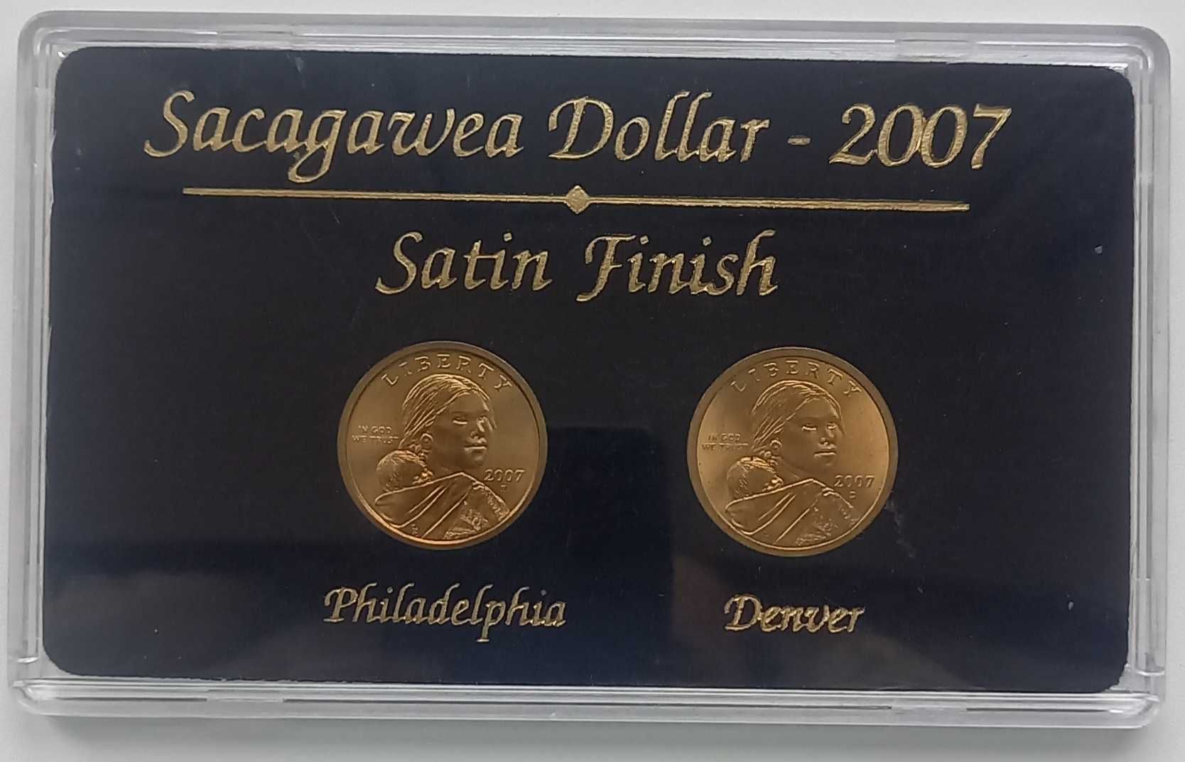 Монеты США Сакагавея Sacagawea Dollar 2007 P,D