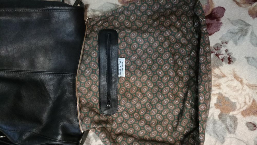 Кожаная сумка производство Италия фирма Vera Pelle