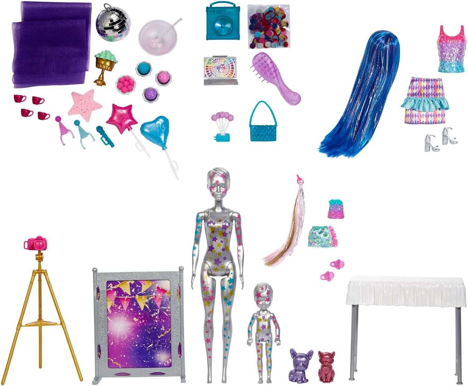 Barbie Duży zestaw Color Reveal Impreza Przyjęcie