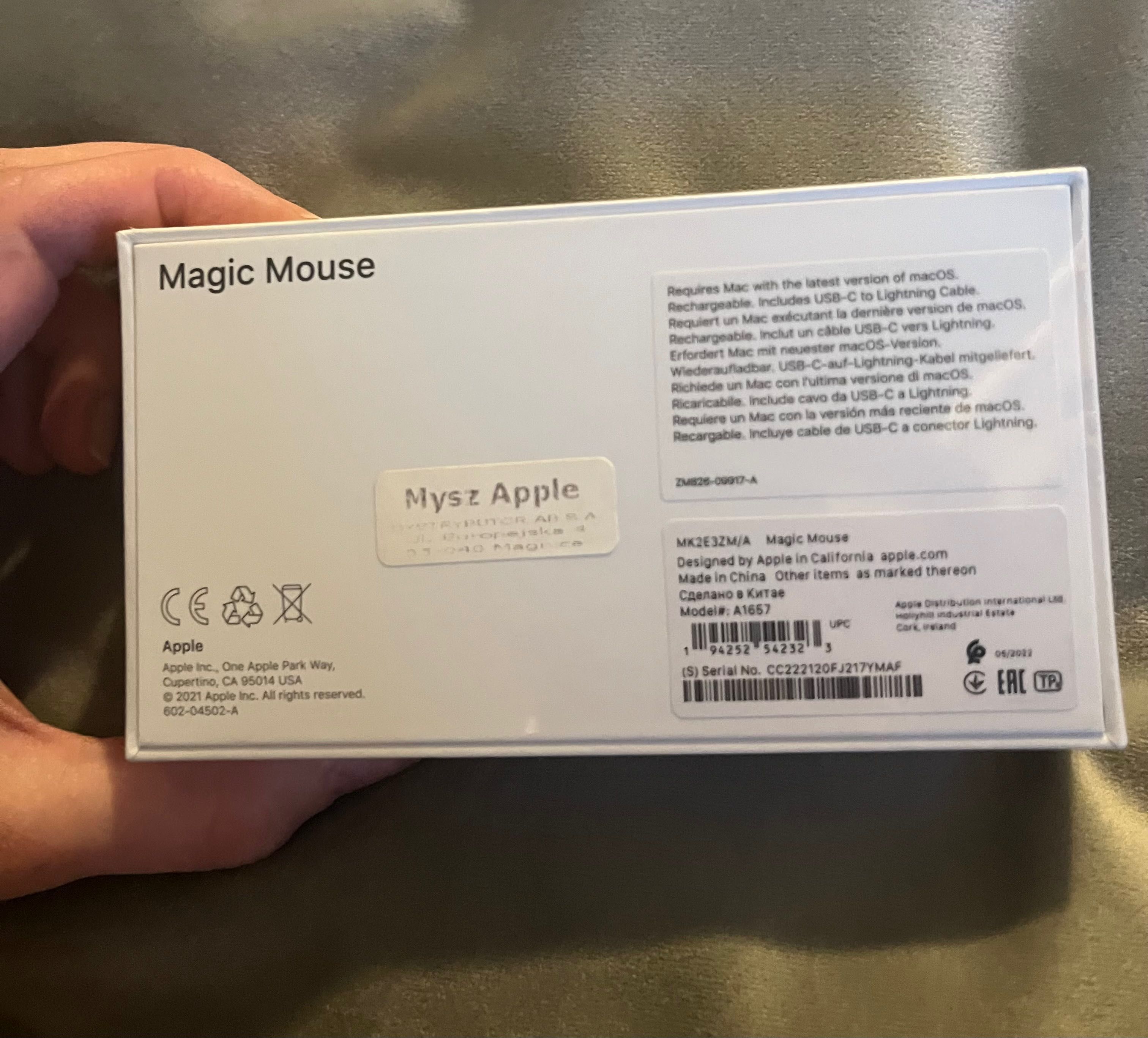 Mysz magic mouse Apple nowa