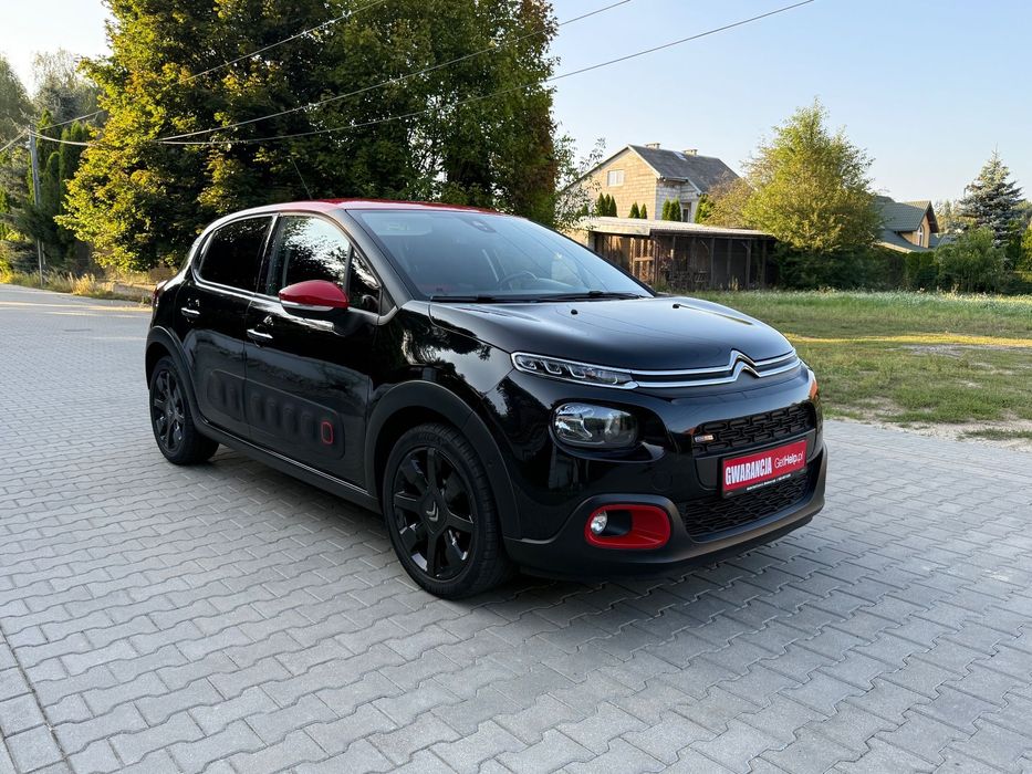 Citroën C3 1.2B-83Ps-Bezwypadkowy-1Wł-Led-Alufelgi-Gwarancja-Ideał