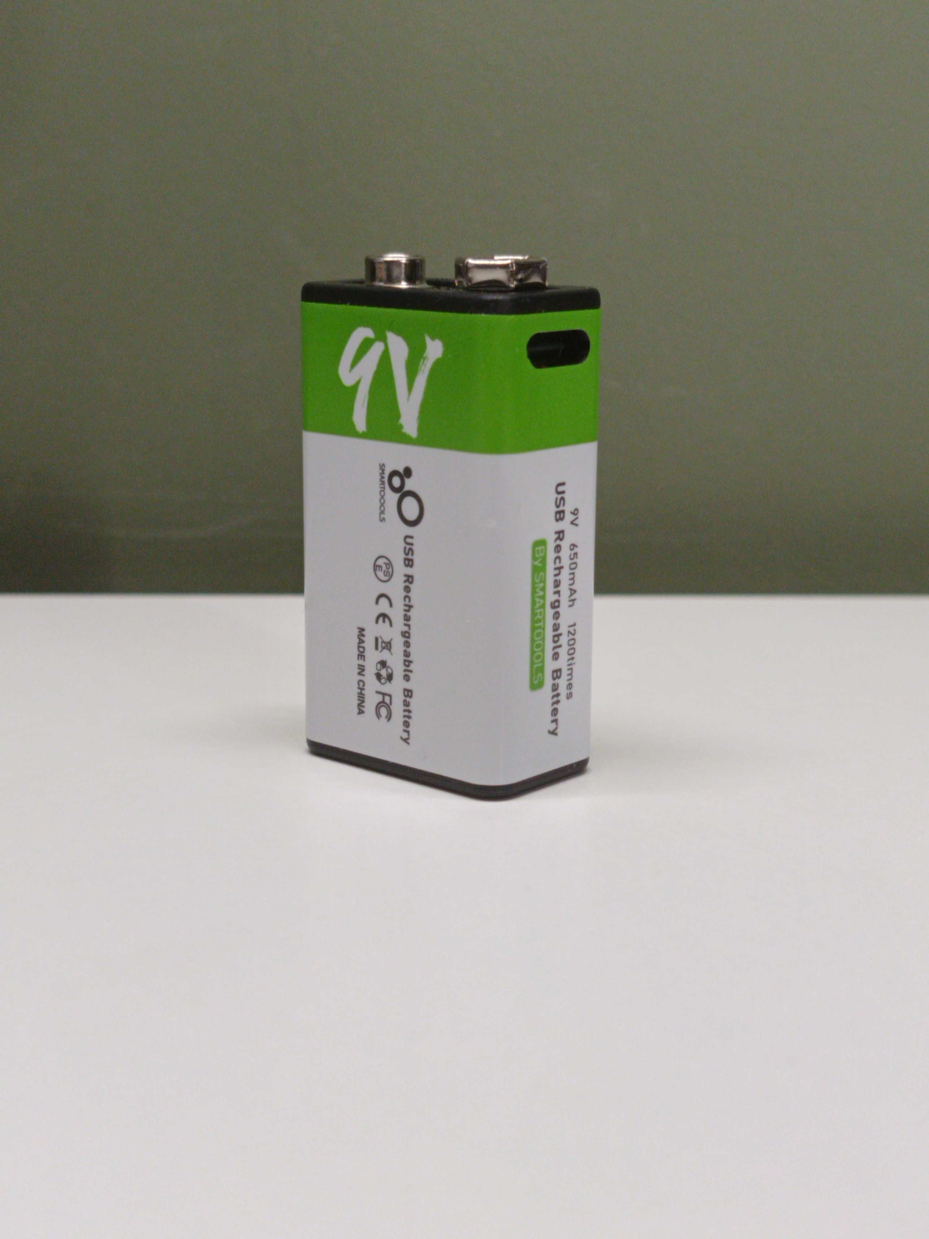 Батарейка аккумуляторная Крона 6F22 9v 650 mAh Smarttools