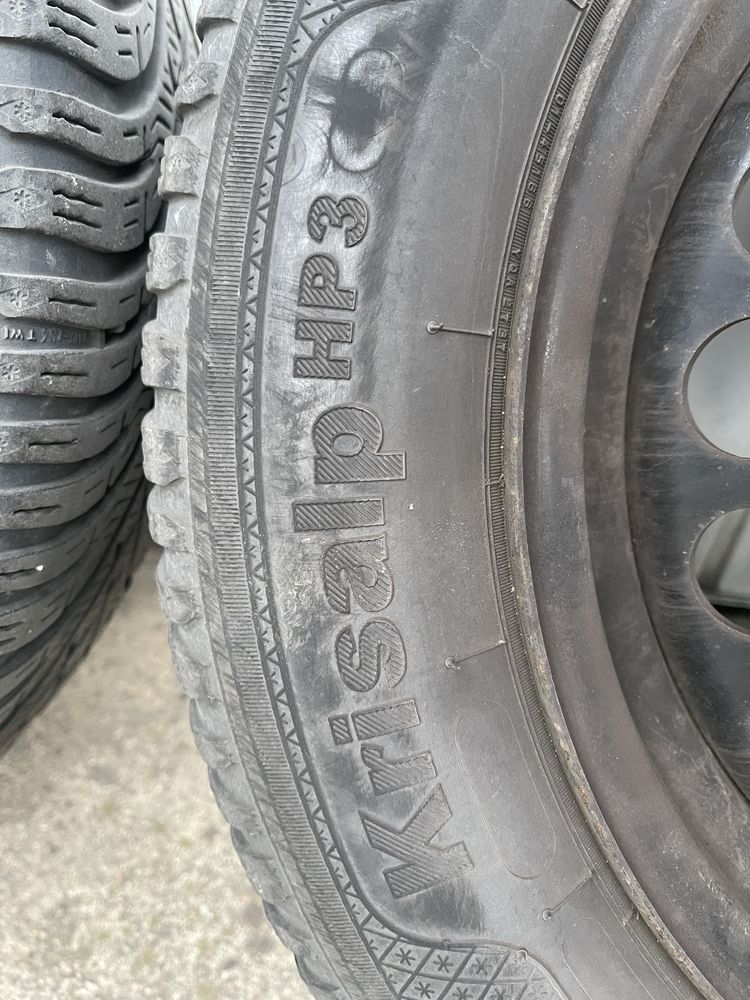 Felgi stalowe 5x100 z oponami zimowymi 185/60 R15  Audi Seat Skoda VW