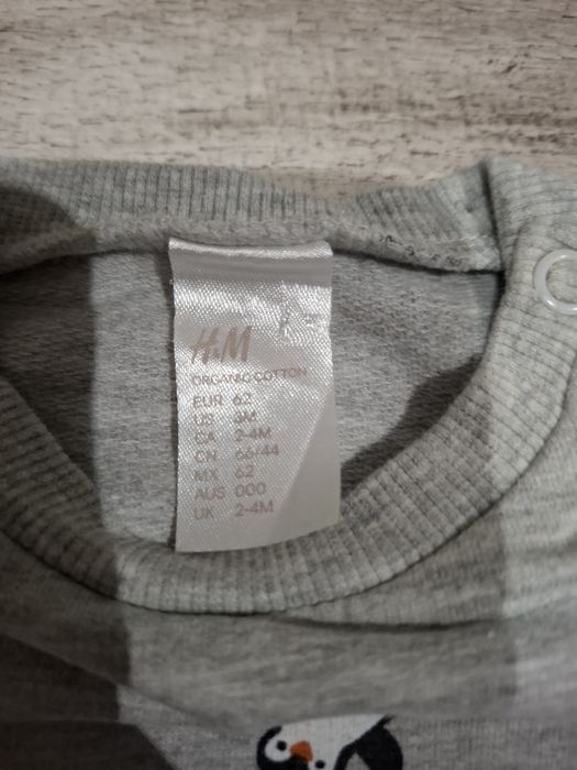 Bluza w pingwinki H&M rozm. 62