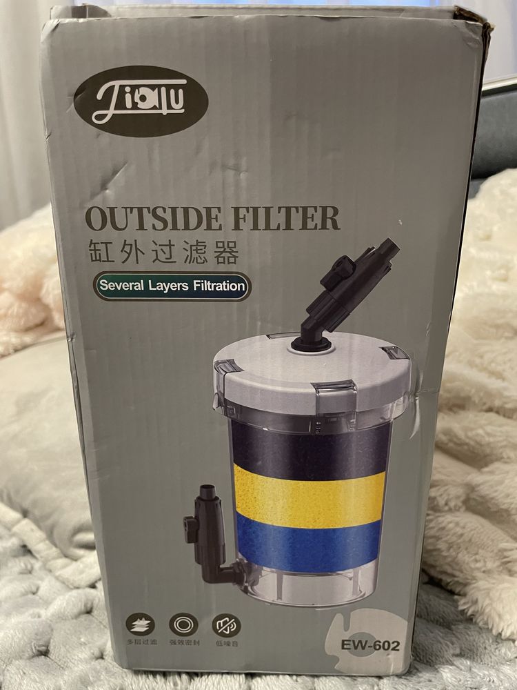 Zewnętrzny filtr przeźroczysty kubełkowy EW-602