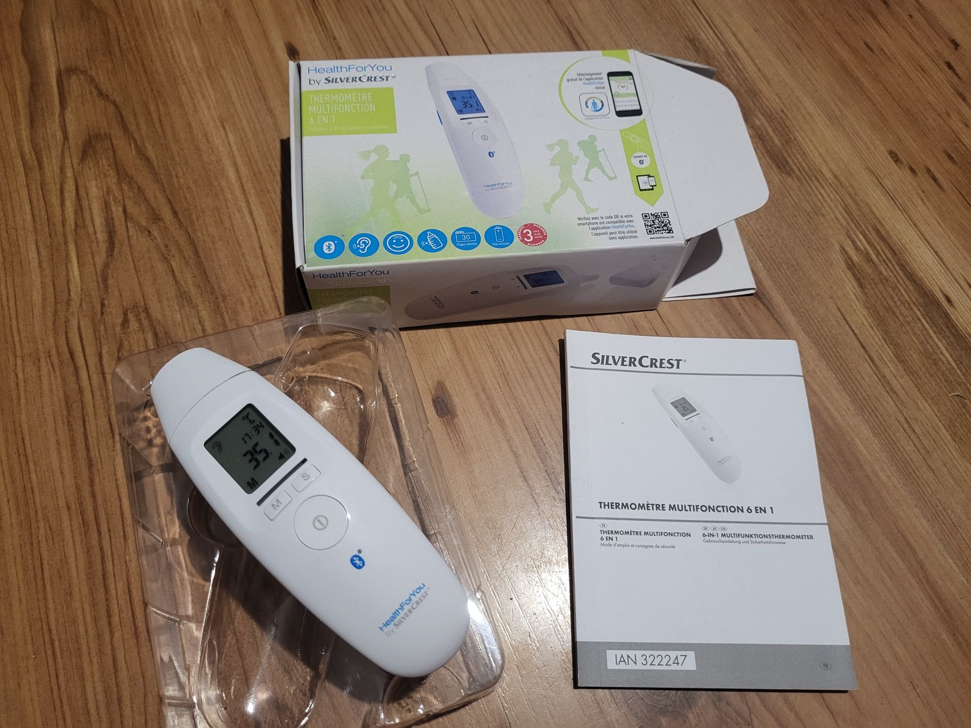 Termometr wielofunkcyjny HealthForYou by SilverCrest SFT76 
SFT76