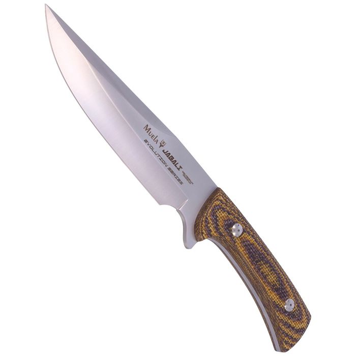 Nóż Muela Jabali Brown Micarta, Satin 170mm (JABALI-17G)