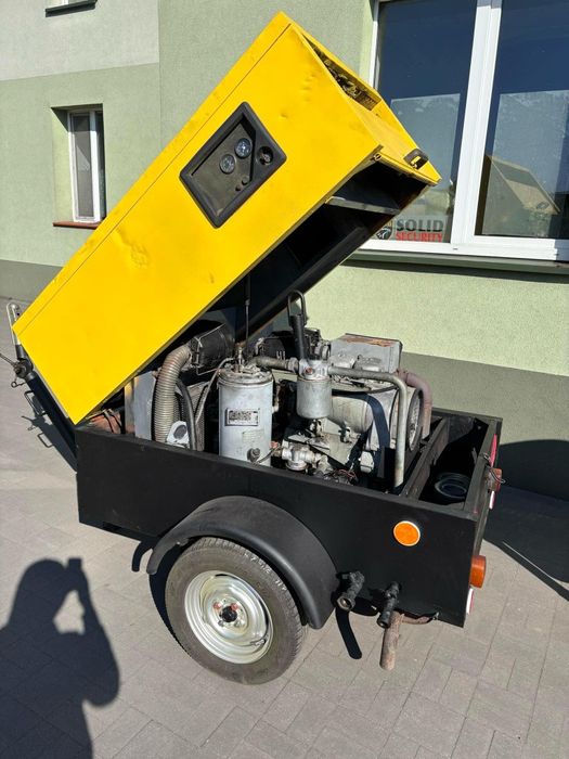 Sprężarka śrubowa kompresor Demag SC40DS-1 + piaskarka