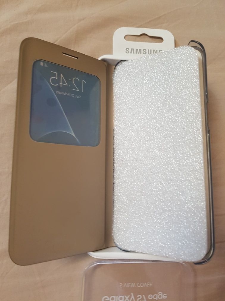 Samsung Galaxy S7 Edge S View Cover nowe oryginalne etui futerał case