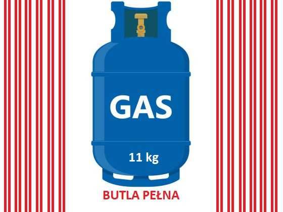 Butla gaz 11kg - pełna butla gazowa Bydgoszcz