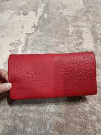 Гаманець червоний клатч портмоне кошельок кошелёк