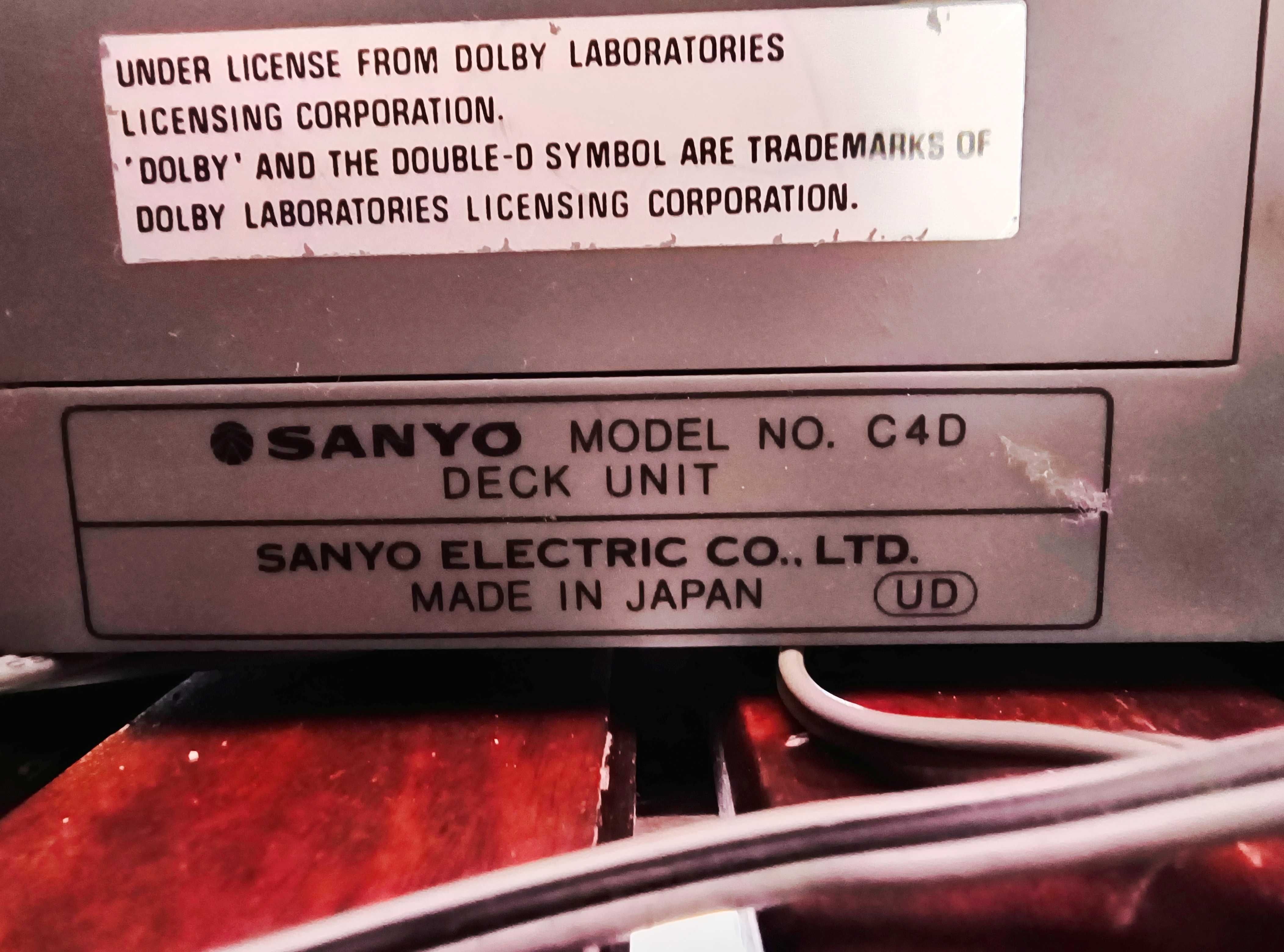 Radiomagnetofon SANYO C4R Gorzów Wlkp. Made in JAPAN
