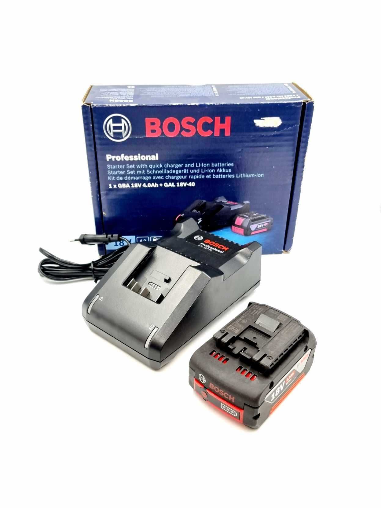 NOWY Bosch Professional Akumulator GBA 18V 4.0Ah Ładowarka GAL 18V-40