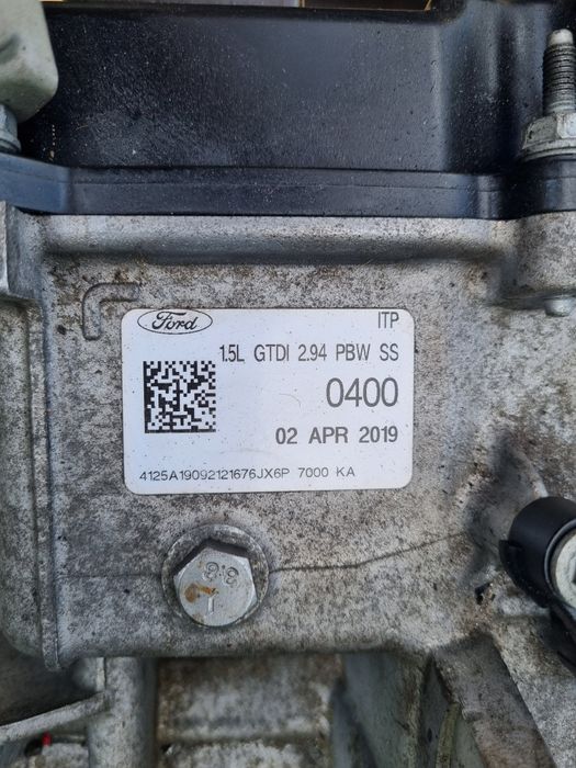 Skrzynia automatyczna Ford Focus MK4 1.5 GTDI uszkodzona JX6P 7000 KA