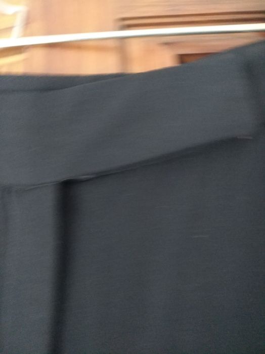 Calças fluídas pretas Massimo Dutti