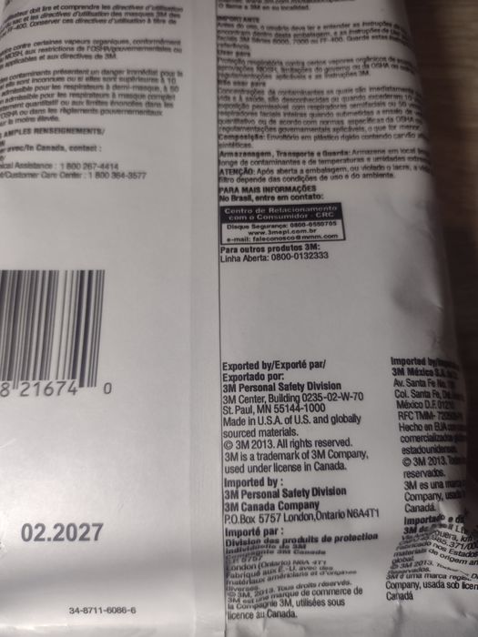 Распіратор,маска повнолицева 3М оригінал