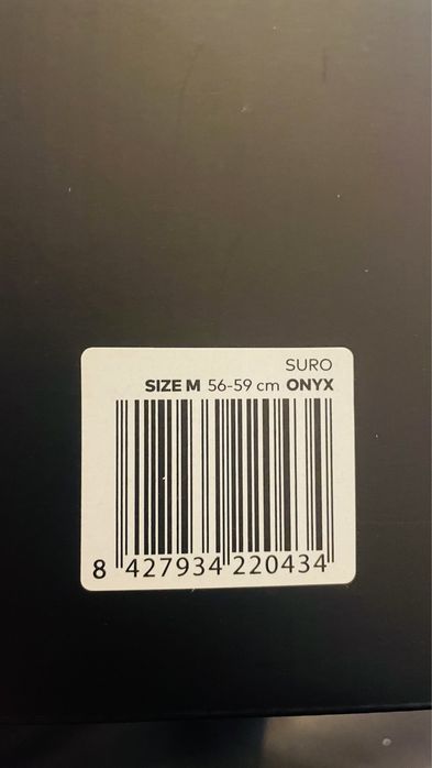 Capacete closca Suro M preto onyx