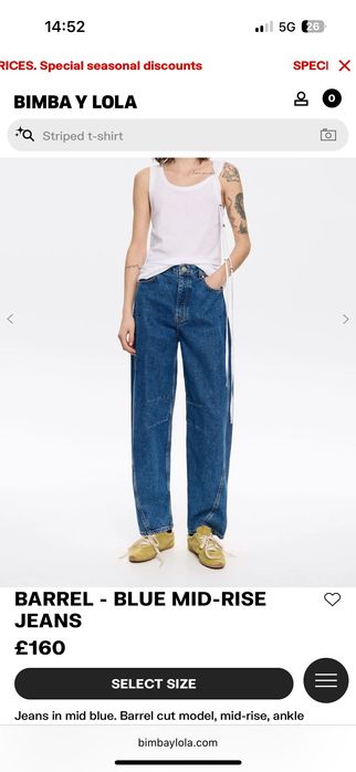 dzinsy bimba y Lola. Rozmiar 38