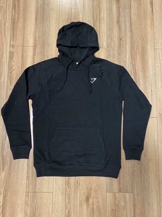 Оригінальне худі GymShark, чорне crest hoodie