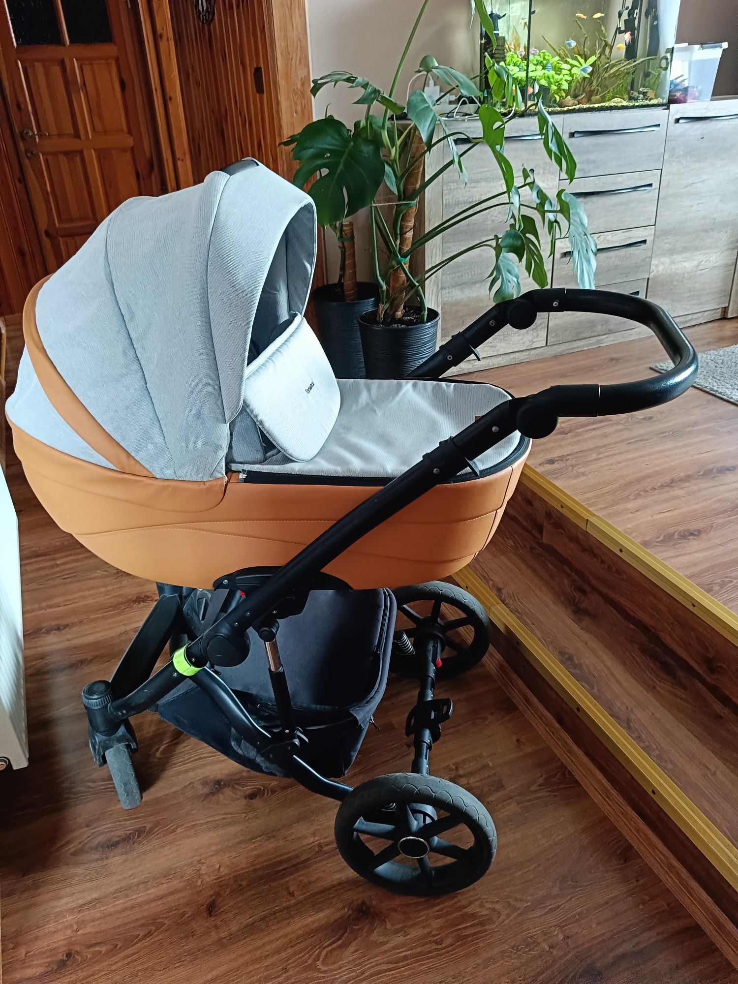 Wózek bexa ideal brąz 2w1