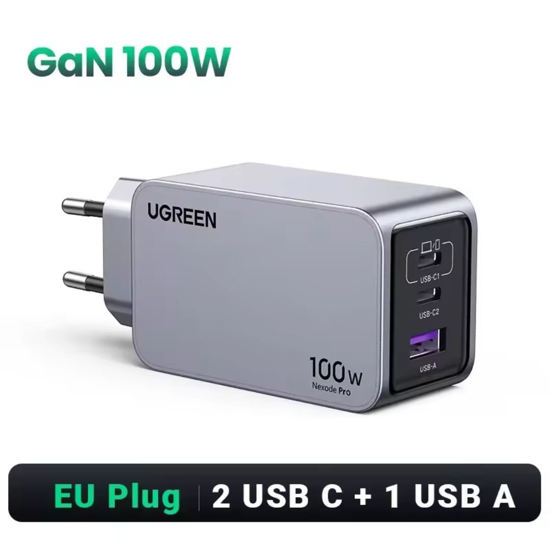 Baseus 30w, 100w Ugreen Anker швидка зарядка для телефону гаджетів