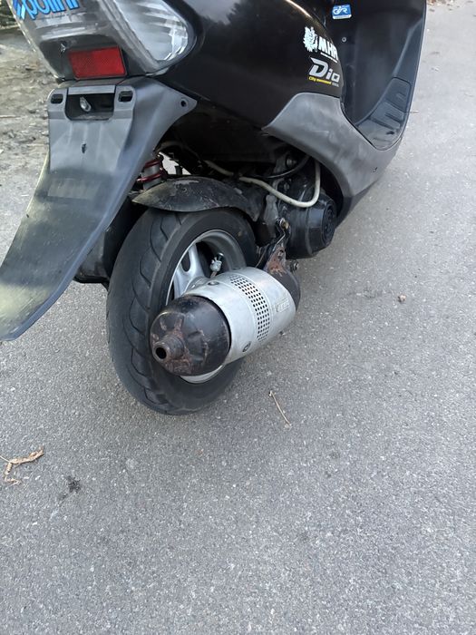 Leovince touring (honda dio af34-35) труба резонатор саксофон exhaust