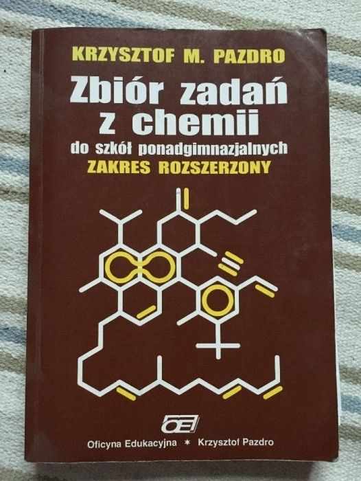 zbior zadan z chemii krzysztof pazdro zakres rozszerzony brazowy