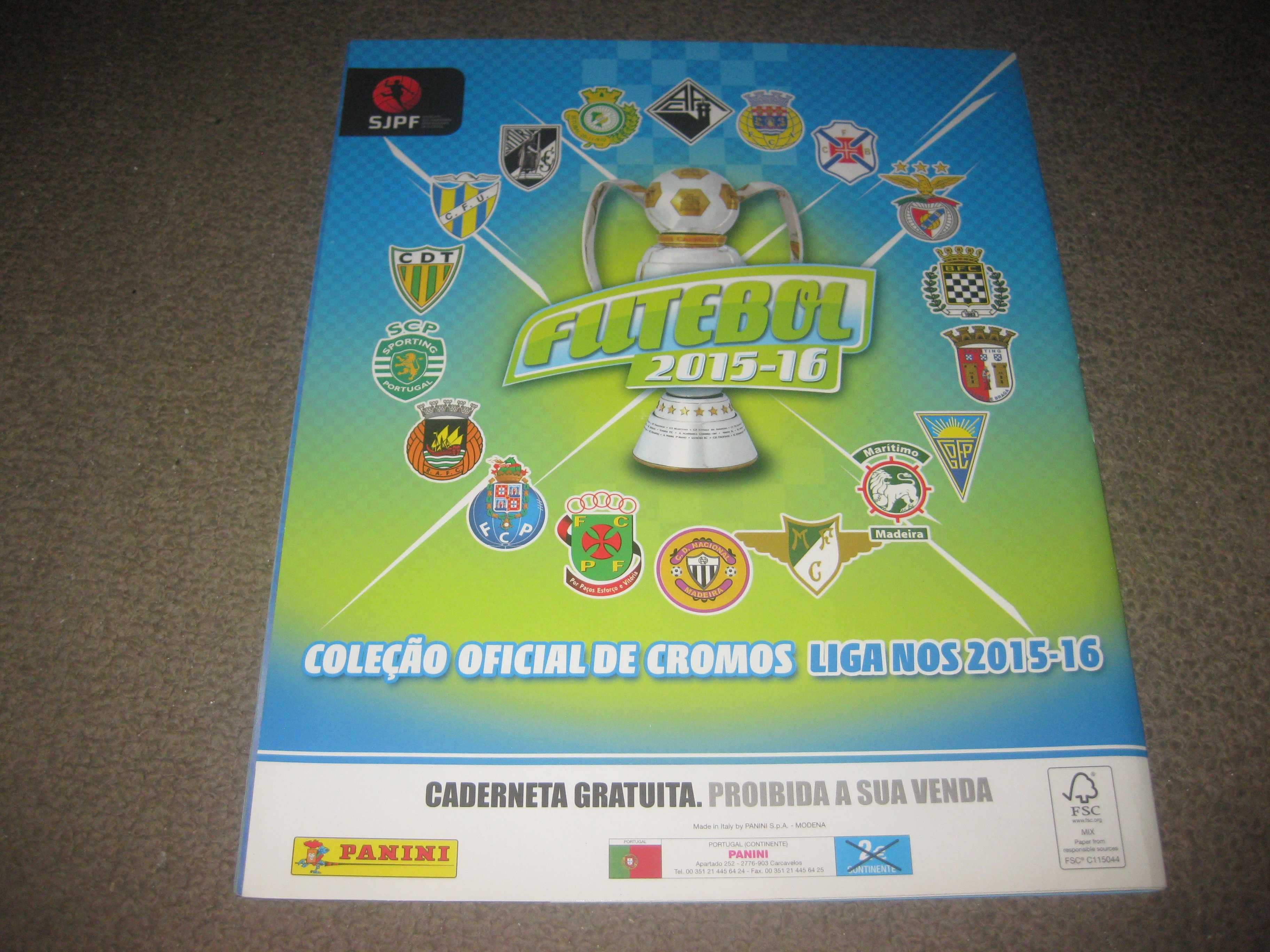 Caderneta de Futebol da Liga NOS 2015/2016