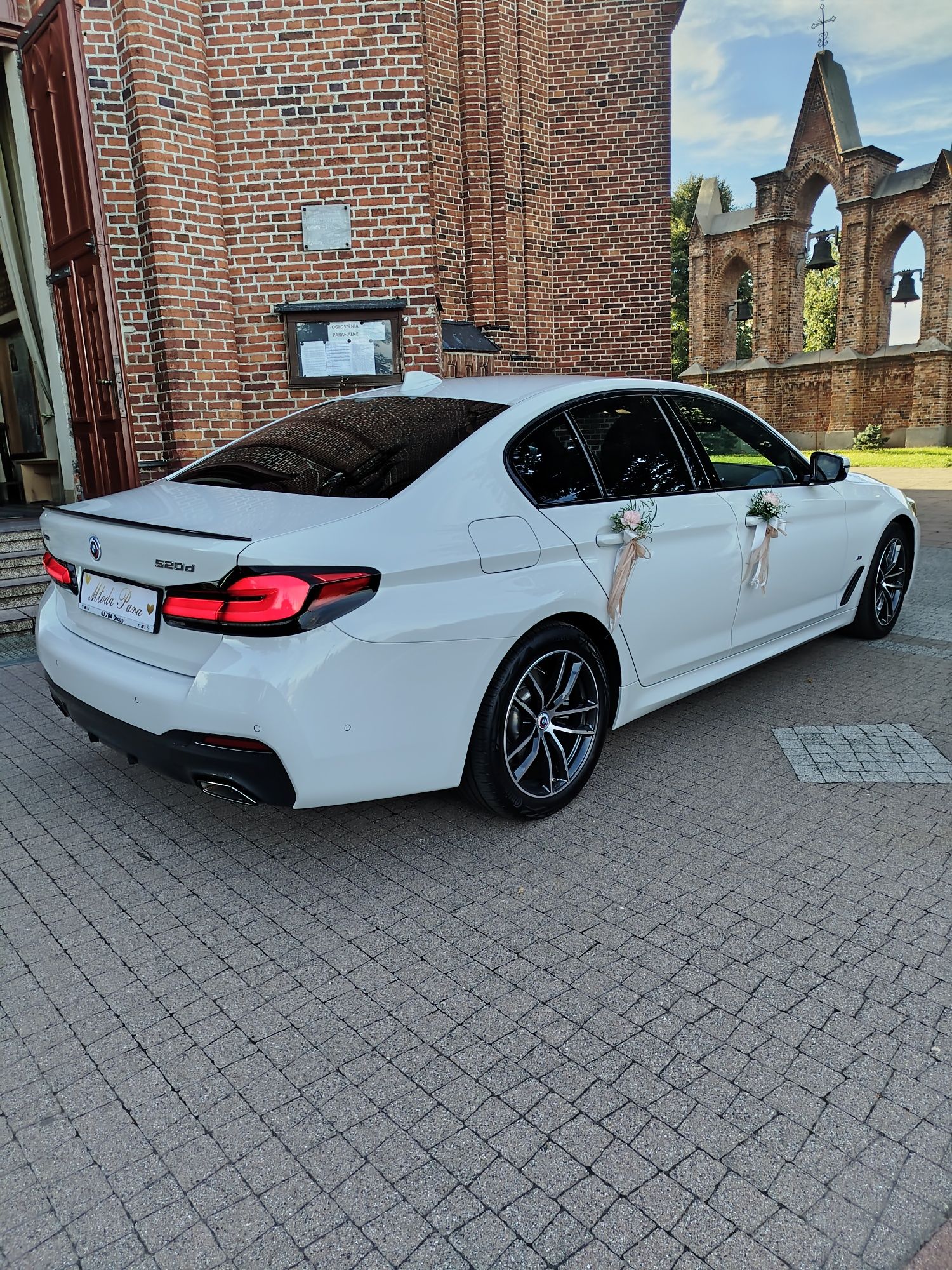 Auto do ślubu, wynajem auta do ślubu BMW G30
