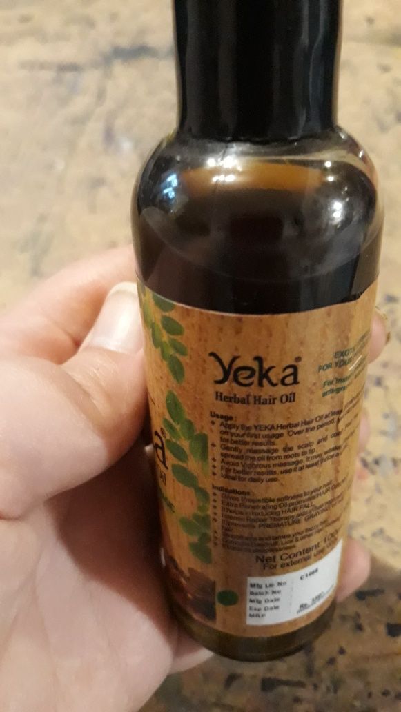 Veka Herbal Hair Oil MONINGA & GREEN A MAGK масло для волос