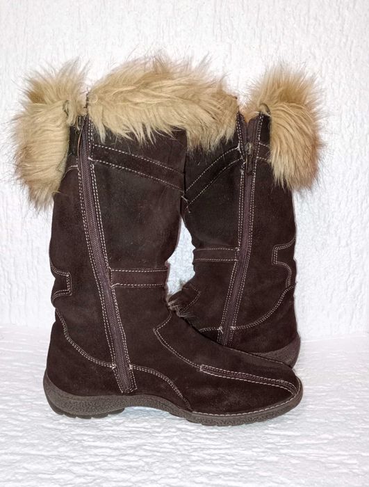 Zimowe buty skórzane, Maciejka, rozmiar 38