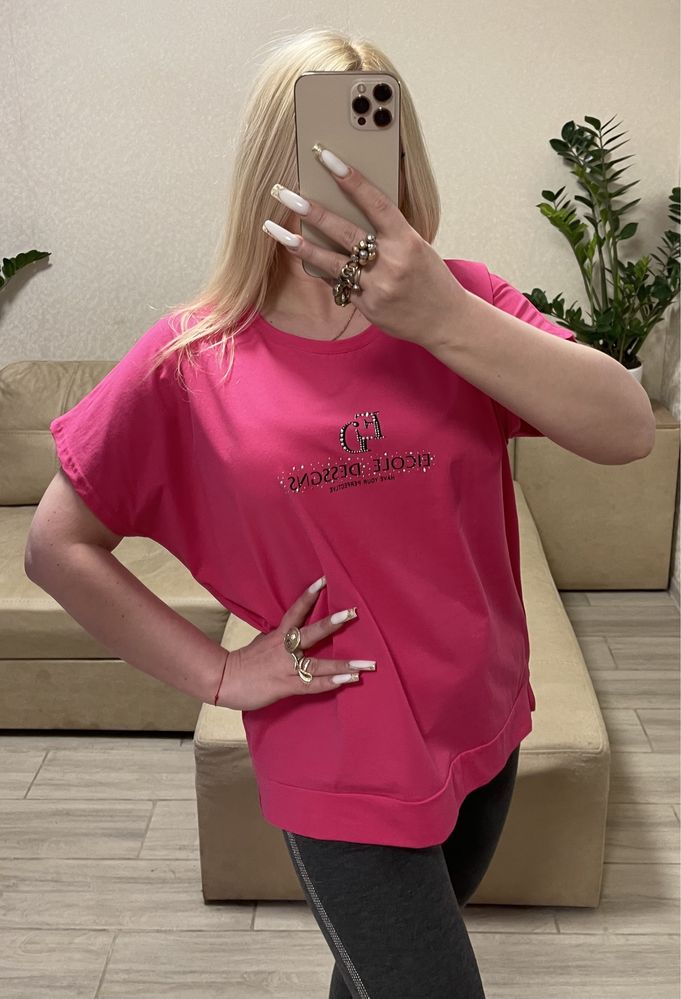 Женская футболка майка туника размер 48;50;52;54