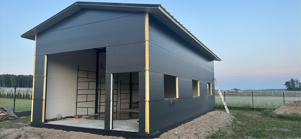 Konstrukcja 6x12m   H/4m Garaż , Wiata , hala, Bez pozwolenia !!!