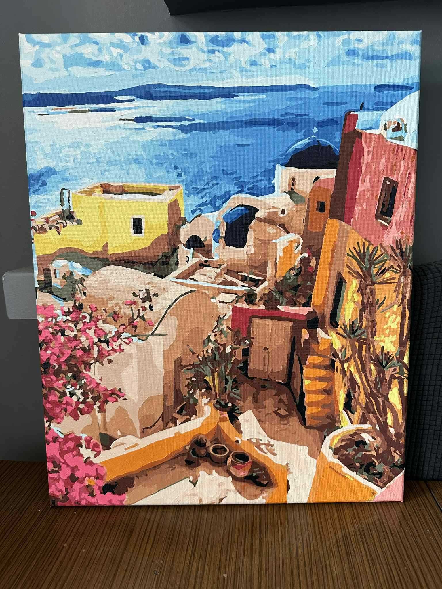 Obraz 50x40 widok morze lato wakacje Grecja