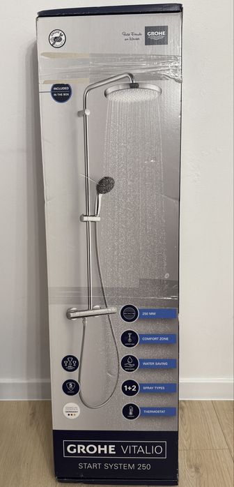 Zestaw prysznicowy Grohe Vitalio Start System 250