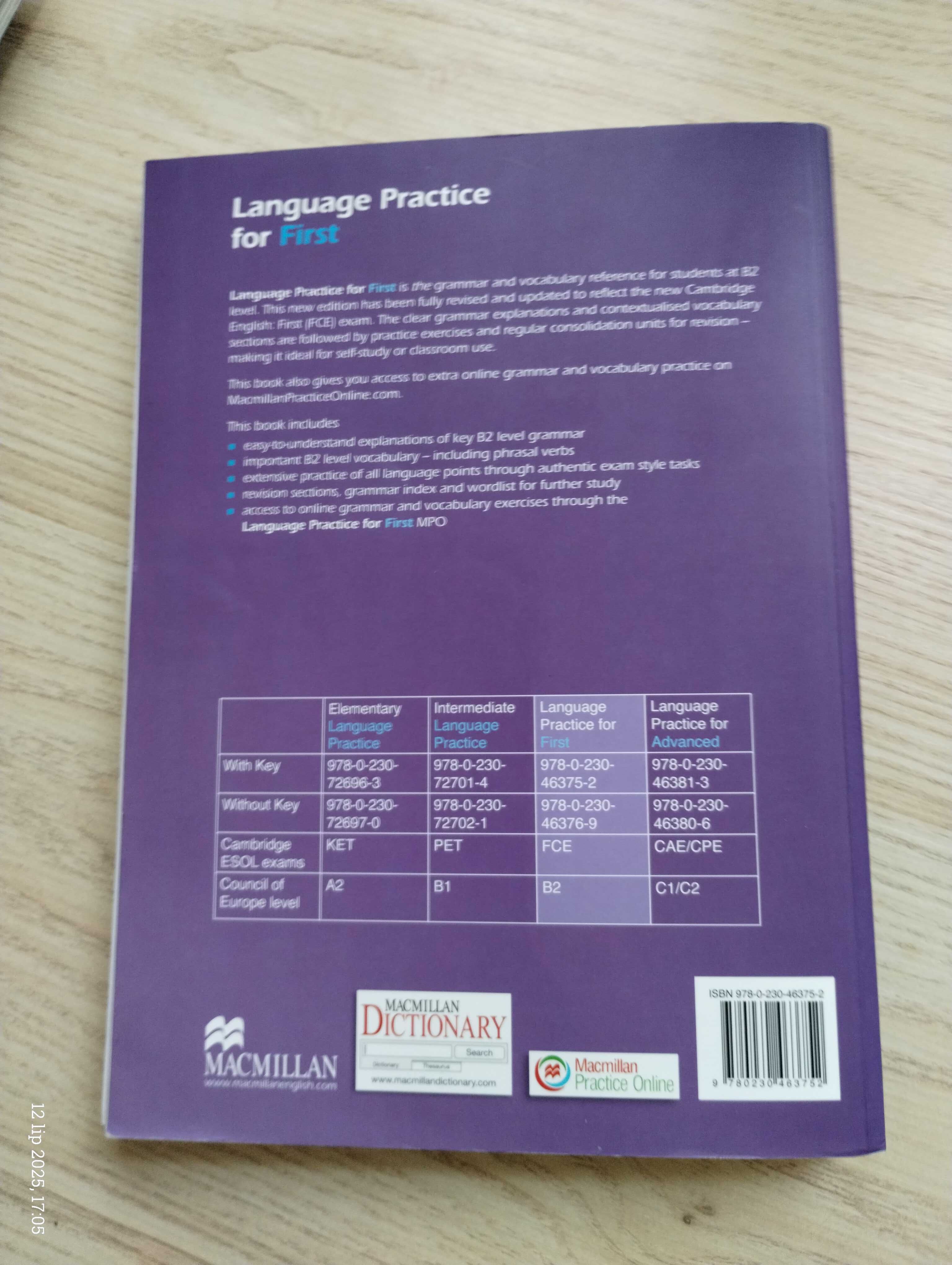 Language Practice for First. Z kluczem. 5th Edition