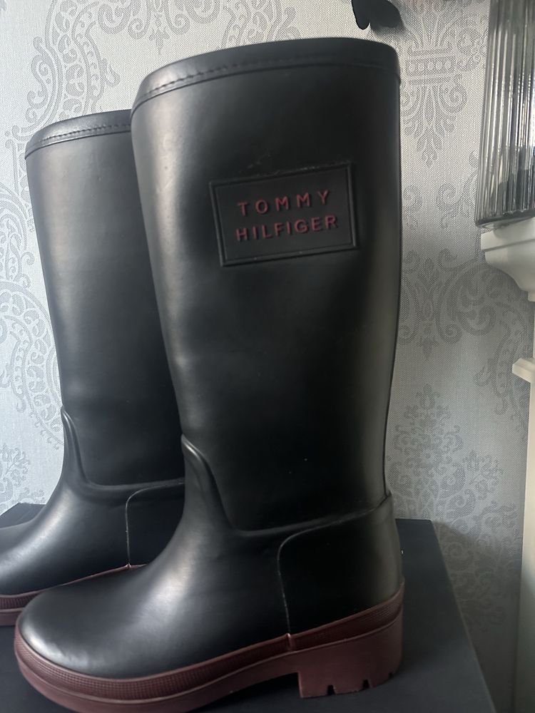 Tommy Hilfiger Гумові чоботи на утепленні 39 розмір