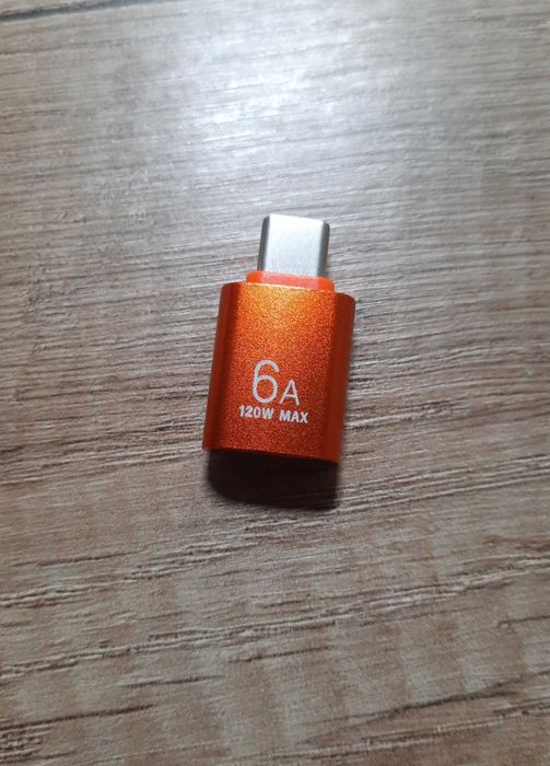 Адаптер 6A с USB OTG на  Type-C