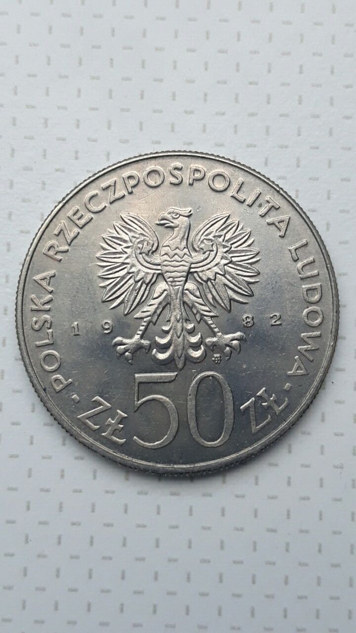 PRL 50 Złotych 1982 - Bolesław III Krzywousty