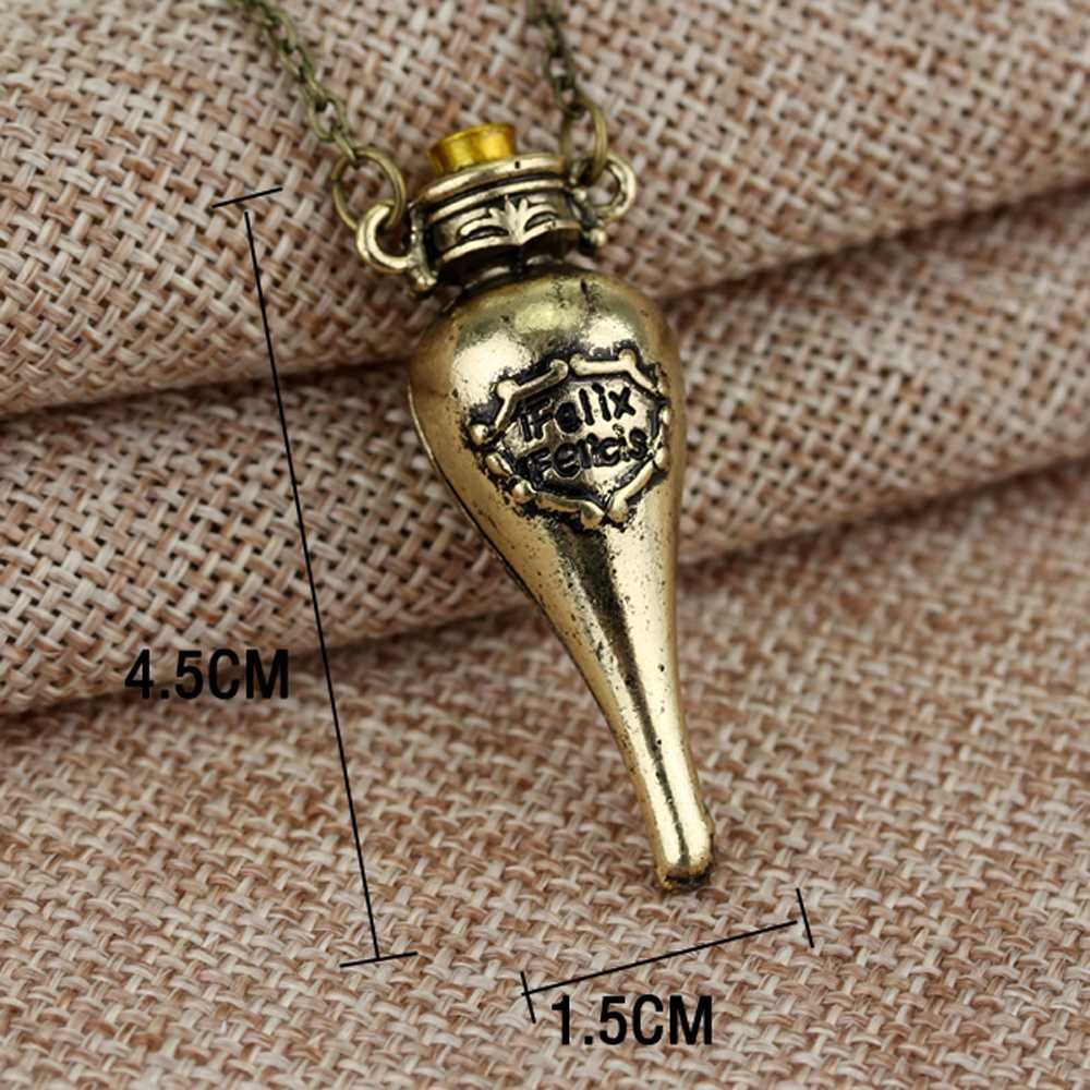 Harry Potter wisiorek Felix Felicis eliksir szczęścia kolor złoty