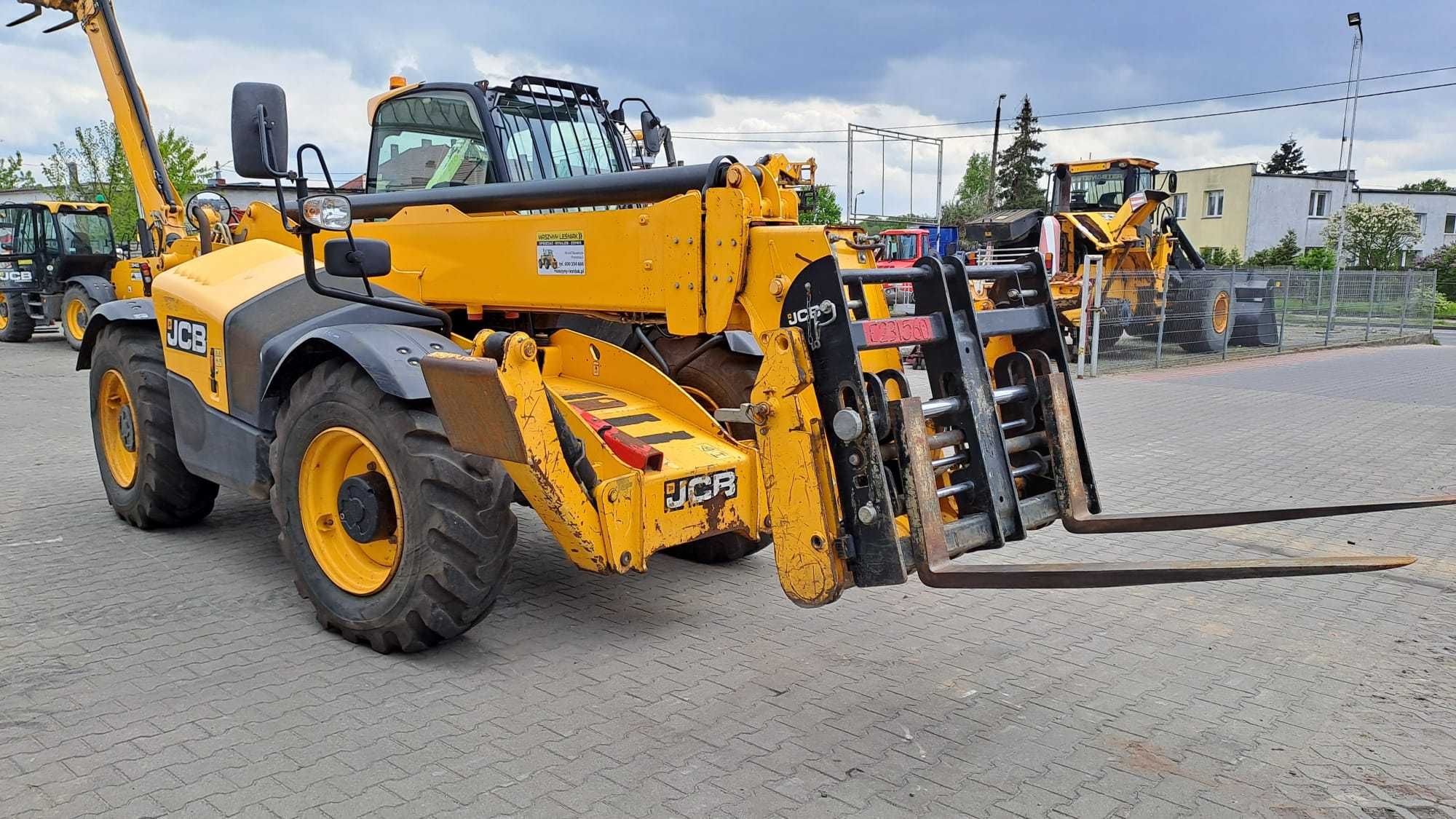 Usługi-Wynajem ładowarka teleskopowa obrotowa, sztywna JCB Manitou