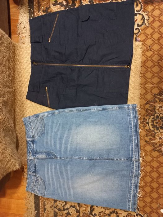 Лот Юбка джинс р.48- 50