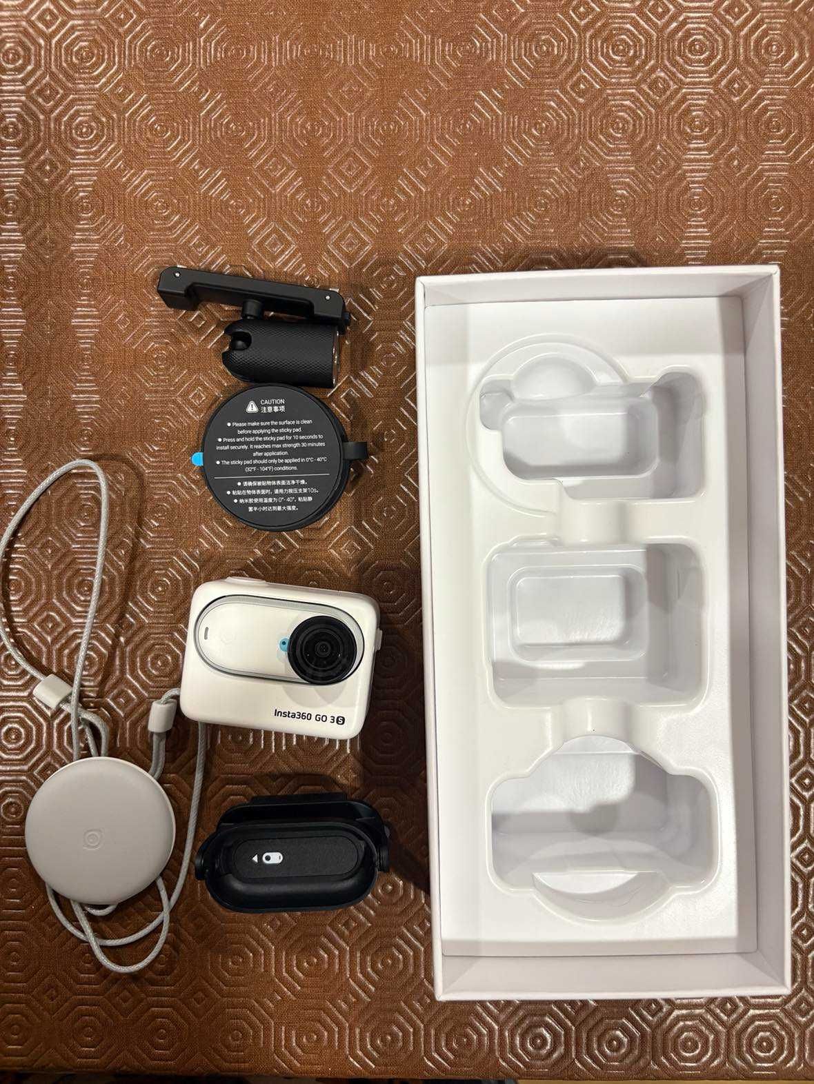 Insta360 Go 3S 128 GB NOVA - Nunca usada, com proteções originais