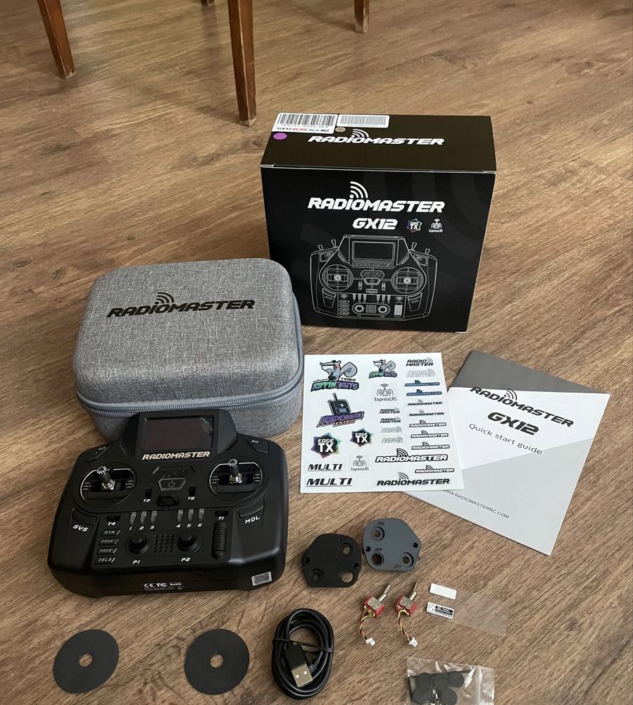 Новый Пульт RadioMaster GX12 Dual-Band Gemini-X ELRS (M2)
