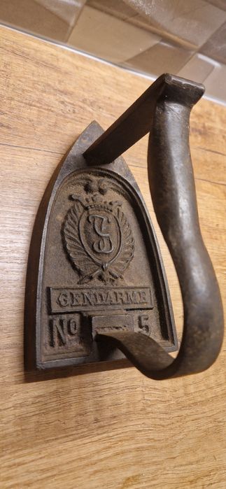 Żelazko płytowe numerowane francuskie